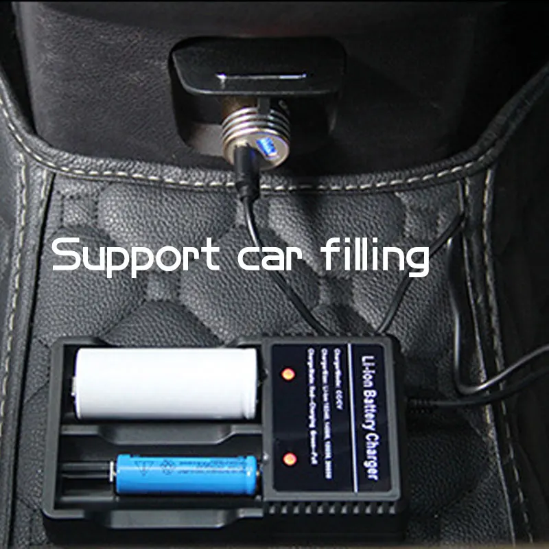 Bán 1 Cái Kingwei 306 Đầu Ra USB Đôi Pin Sạc 26650 18650 14500 CR123A Pin Lithium 3.7V