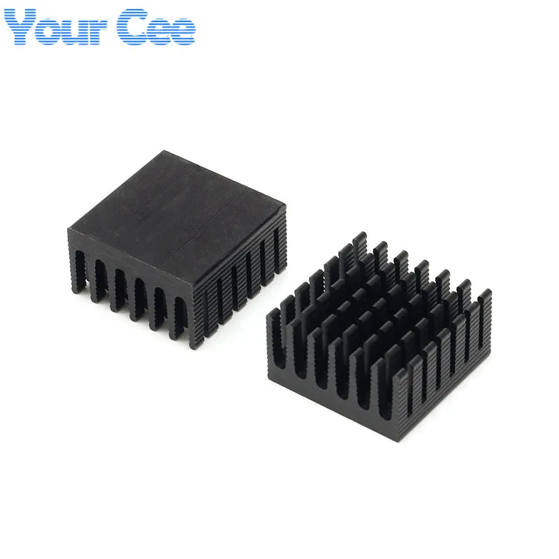 10pcs/5pcs 28*28*15mm Heatsink Cooling Fin Aluminum Heat Sink Radiator Cooler for Graphic Black 28X28X15mm