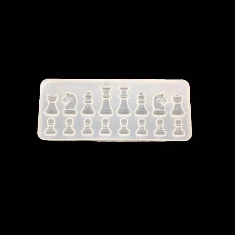 International Chess Shape Silicone Mold DIY Clay UV Epoxy Resin Mold Pendant Molds for jewelry