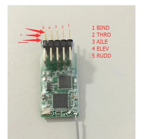 AR4100E 4100X CM421 DSM2 4CH 2.4G Receiver Replacements 4 Channels For JR/SPEKTRUM  DSX6 DXS8 DX6 DX6i of RC Airplane Helicpter