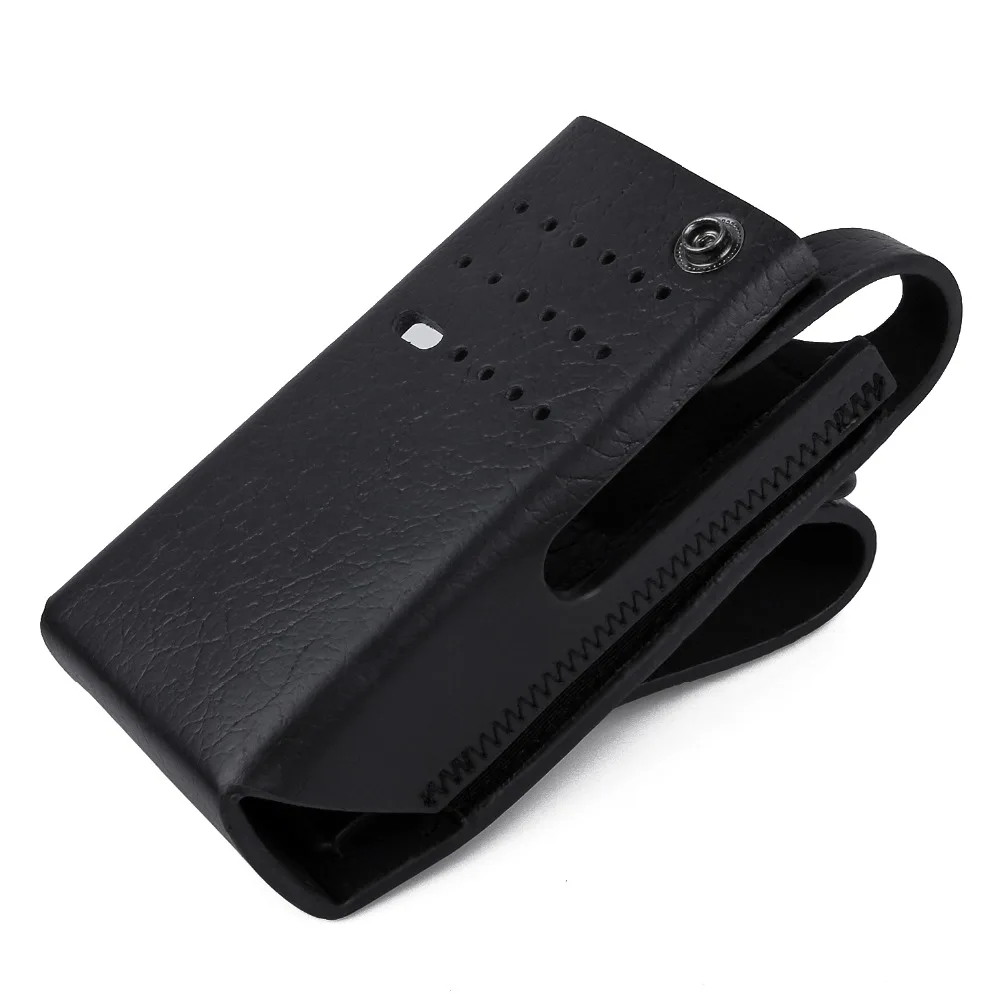 For Motorola walkie talkie Bag Case New Hard Leather Carrying Case For Motorola XIR P6600 Leather Bag Two Way Radio XIRP6600