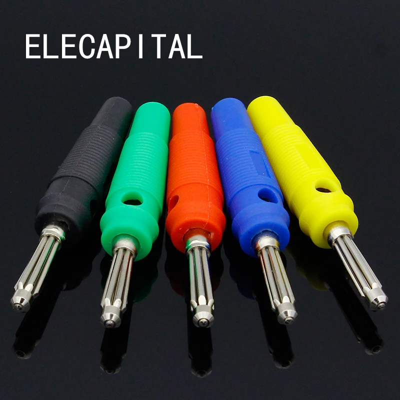 4MM Banana Plug Audio Speaker Connectors Amplifier Speaker Binding Post 4mm Banana Jack Plug For Cable Terminals