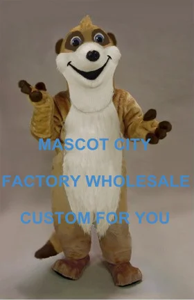 

Custom Meerkat Mascot Costume Jungle Animal Theme Adult Size Carnival Party Mascotte Outfit Suit Fit Fancy Dress SW960