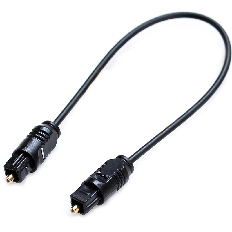 18cm Square to Square TOSLINK Digital Audio  Short Audio Optical Cable  for PC TV DVD Stereo