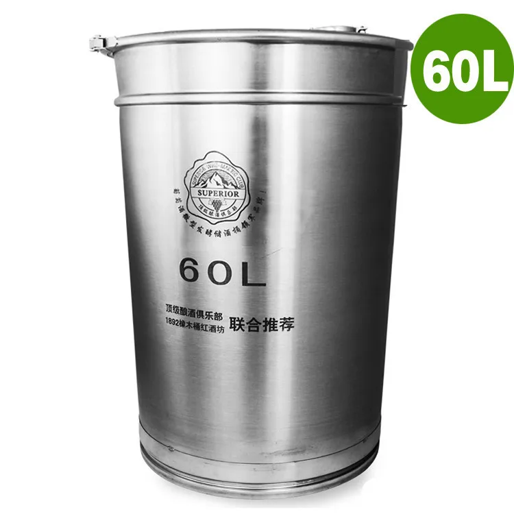 

60L 316 Stainless Steel Fermenters Liquor Fermented Wine Fermented Beer Fermenters Homebrew Wine Making Tools Barrel