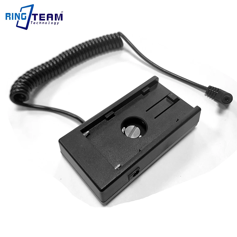 7.2V / 12V NPF Battery Plate with Coiled DC Cable + FZ100 Coupler for Sony Alpha A9 A7RM3 A7RIII A7M3 ILCE-9 Digital Camera