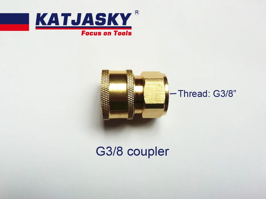 G3/8 quick ball coupler female screw connector adaptor high pressure gun quick release chuck hose connector