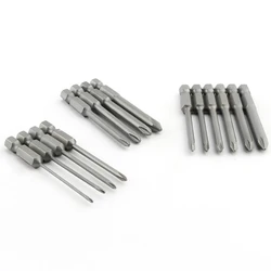 65mm Length Magnetic Electric Screwdriver Cross Wind Head S2 Steel Screw Driver Bit Sets 1.6/2/2.5/3/3.5/4/4.5/5/6mm