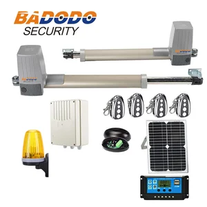Solar -gebotener Gateöffner Full Kit für Doppelarme Gates 600 kGs Con Solar Panel GSM Controller GSM Optionaler Tastatursensor 12 Haupt Solarverkauf Elektrische Portao - №11