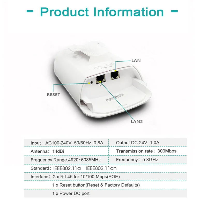 

AR9531 9344 Chipset WIFI Router WIFI Repeater Long Range 300Mbps 2.4G5.8ghz Outdoor AP Router CPE AP Bridge Client Router