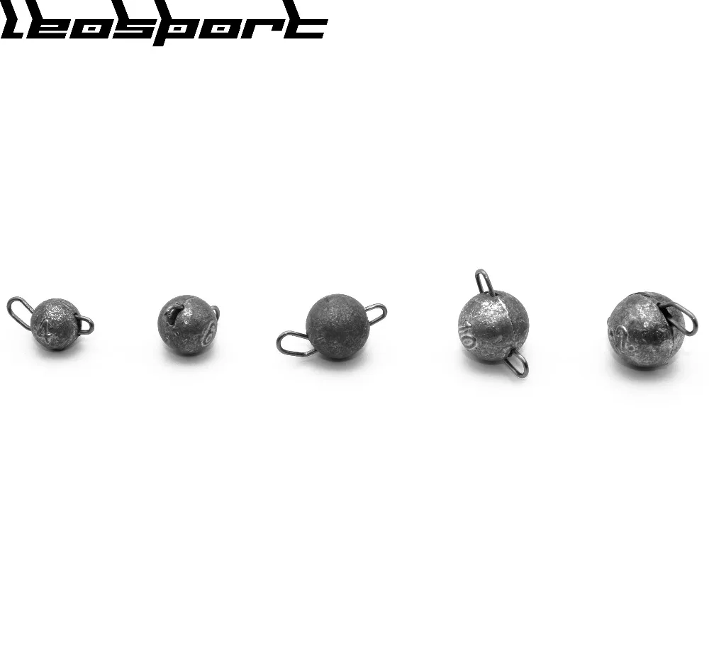 

LEOSPORT 5 pcs Fishing Cheburashka Sinker Jig Head Lead Weights 4g/6g/8g/10g/12g For Choose