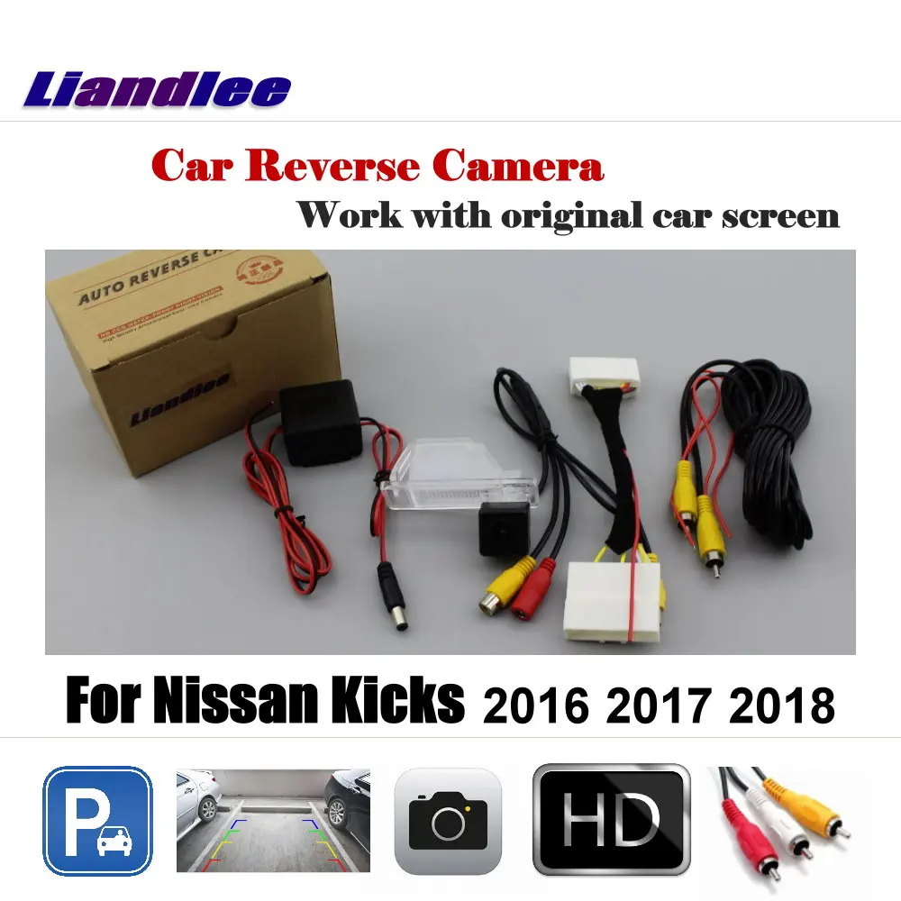 For Nissan Kicks 2016 2017 2018 (Low-End) Car Reverse Parking Camera Rear View Back With OEM CAM Adapter