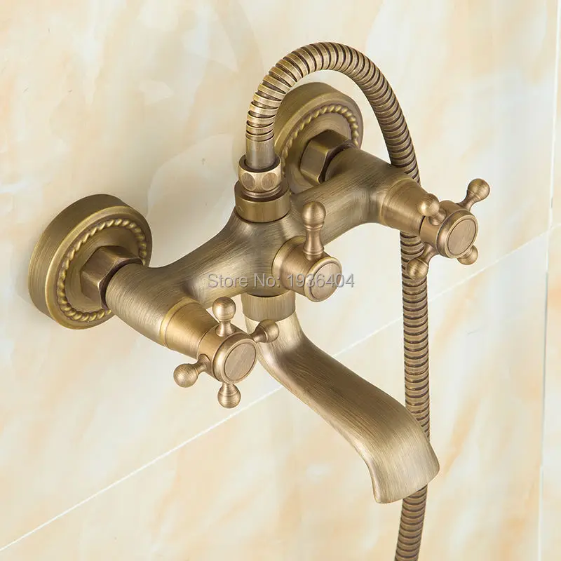 Hot Selling Antique Shower Set Swivel Classic Handshower 2 types water outlet elegant Shower Mixer Taps SF1008