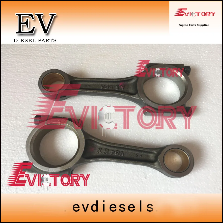 Genuine For Yanmar 3D88E 3TNV88 3TNE88 connecting rod+con rod  3pcs