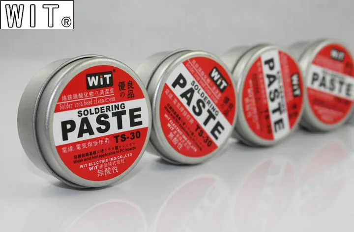 Japan WIT TS-30 Welding Tip Tinner Resurrection Paste Regeneration abrasive Acid-free Refresher Solder Iron Head Clean Cream