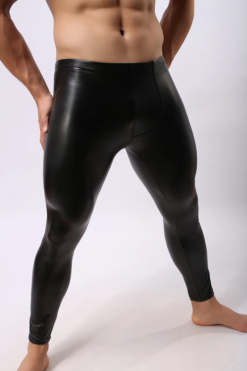 Mens Workout Fitness Compression Leggings Pants Bottom Men Bodybuilding Skin Tights Trousers