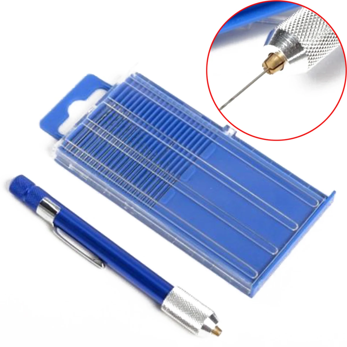 21pcs/set Mini Jewelry Drill Bit Set Index Case Aluminum Hand Drill Models For Hobby