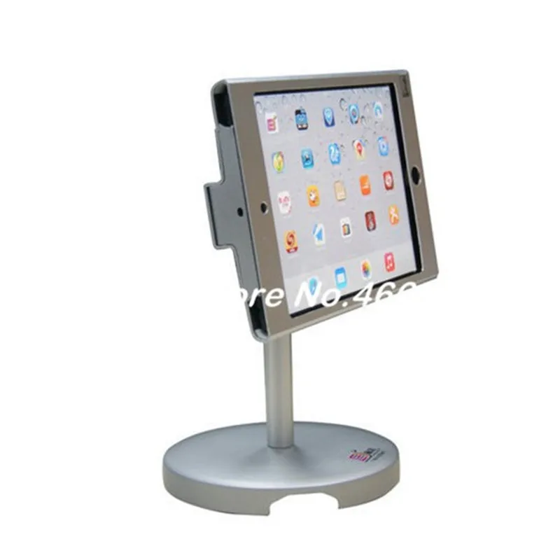 for mini iPad desk security holder with safe metal box support display on restaurant table menu ordering lock device kiosk POS