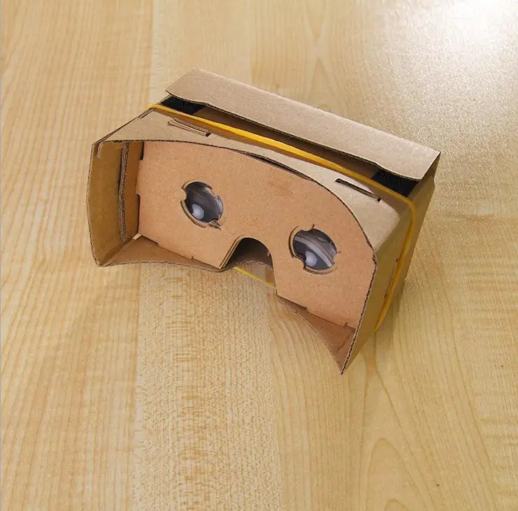 500X DIY Google Cardboard VR 3D VR Glasses Virtual Reality Goggles paper box for mobilephone