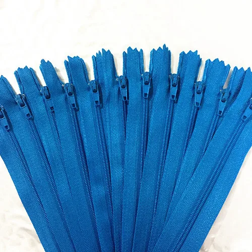 

10pcs 20cm (8 Inch) Blue Nylon Coil Zippers Tailor Sewer Craft Crafter's &FGDQRS