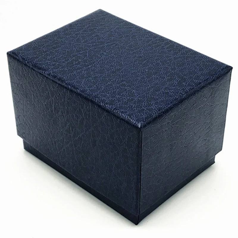 Wholesale Cardboard Watch Box Fashion Black/Blue/Red Watch Gift Case Rectangle Watch Storage Boxes Case Package For Single Watch