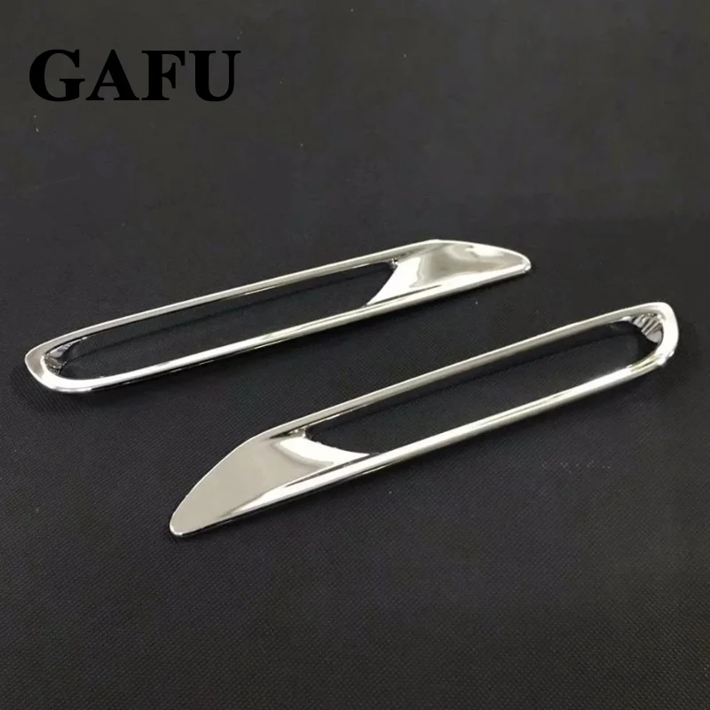 Car Styling For nissan qashqai j11 2017 2018 2021 Rear Fog Light Cover trim Tail Fog Lights Cover Frame ABS chrome Accessories