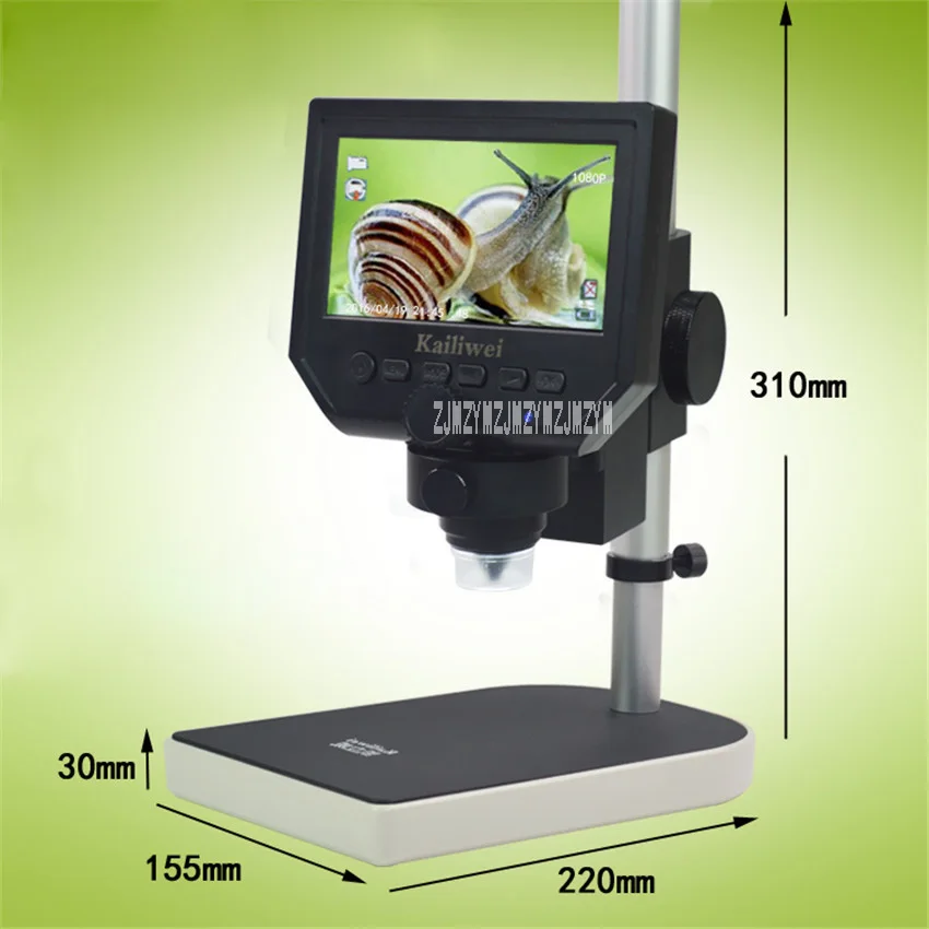 

New Arrival 220V Mobile Maintenance Microscope Digital Microscope Electron Microscope HD 600x Screen Industrial Microscope Hot