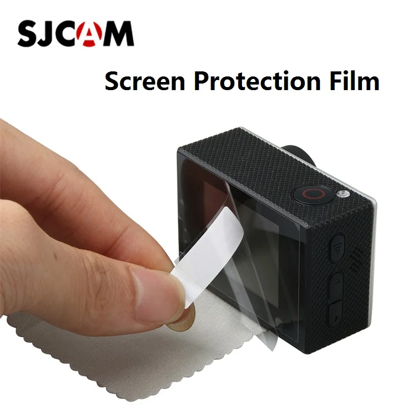 Clownfsih SJCAM LCD Screen Protector Protective Film for Sj4000 SJ5000X Sj9000 Sj7000 EKEN H9 H3 soocoo C30 Camera Accessories