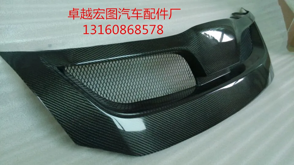 Fit for honda  CRIDER 13 -14-15 carbon fiber car Grille Racing Grills  high quality