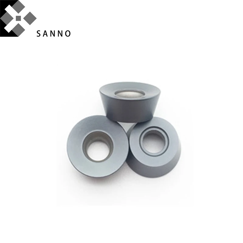 คุณภาพสูง RDMT10T3/1204 MO LT30 CNC ใบมีดคาร์ไบด์เครื่องกลึง cnc มิลลิ่งแทรกสามารถจัดทำดัชนีเครื่องตัด RDMT