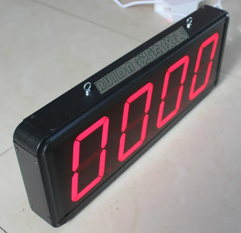 Large screen LED four digit display countdown counter, minus counter, with relay control output delay