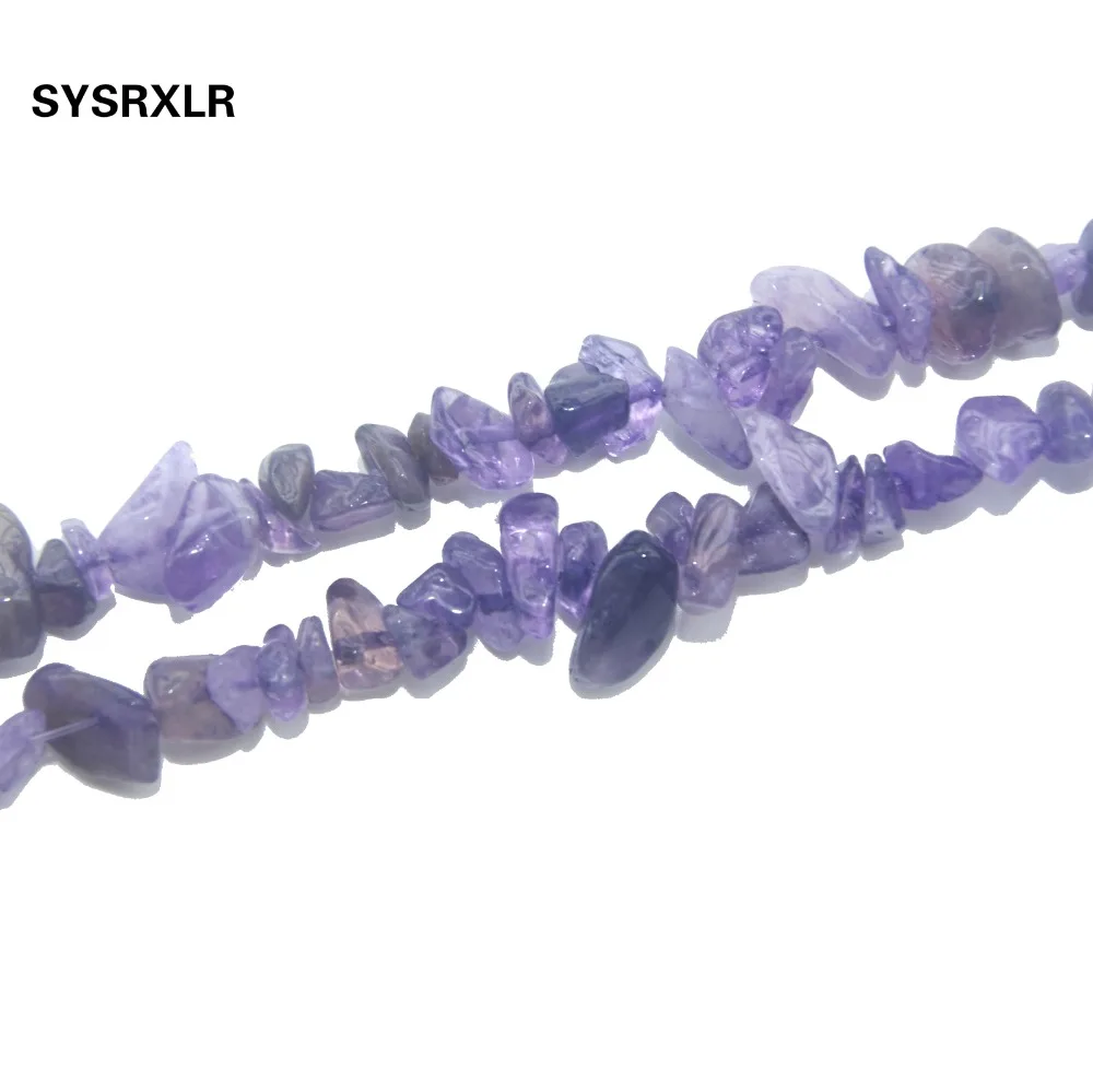 5-8MM Irregular Shape Freeform Chip Natural Stone Bead Pink Quartz Amethysts Agates Lapis Lazuli For Jewelry Making DIY Necklace