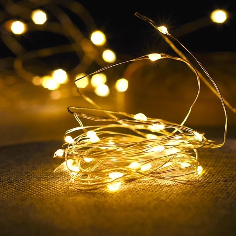 5M Waterproof USB LED Copper Wire String lights LED Fairy Garland Holiday Wedding Party New Year Christmas Tree Decoration Led