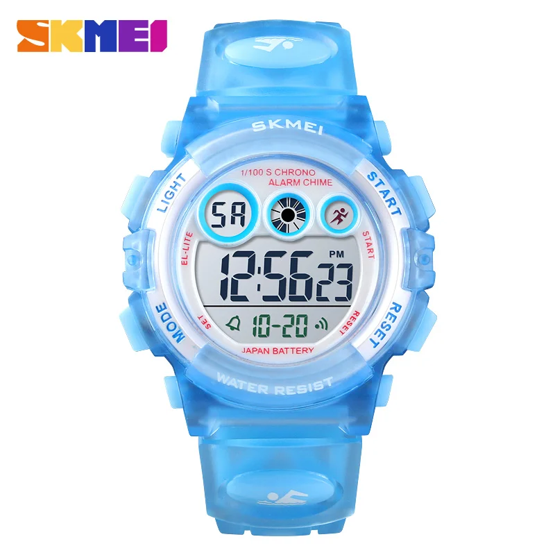 SKMEI Children Sports Watch Waterproof LED Digital Watch Boys Kids Alarm Fashion Watch for Children Girl Gift Reloj Deportivo