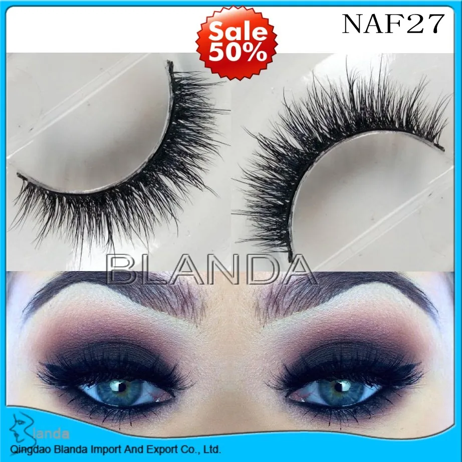 Aux états-unis, 400 paires de Faux cils 3D en vison épais, duveteux, naturels, extensions, maquillage