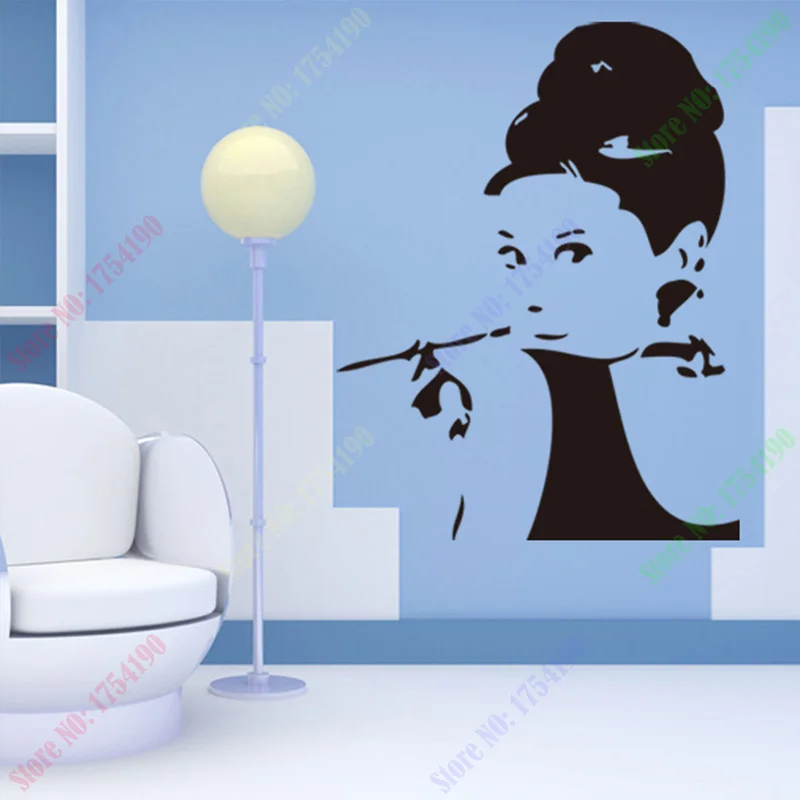 NEW Hot Sale Custom Audrey Hepburn Classic Bedroom Setting Home Decoration High Quality Poster Prints Size50x70cm