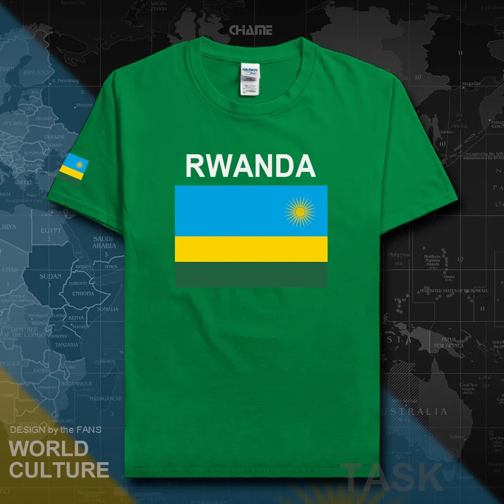 Rwanda Rwandan Rwandese mens t shirts 2018 jerseys nation team tshirt 100% cotton t-shirt clothing tees country sporting RWA 02