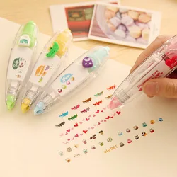 Korean Cute Cartoon Lace Color Correction Belt Pressed Lace Correction Tape Diy Washi Tape Scrapbooking Scrapbooking Stationery