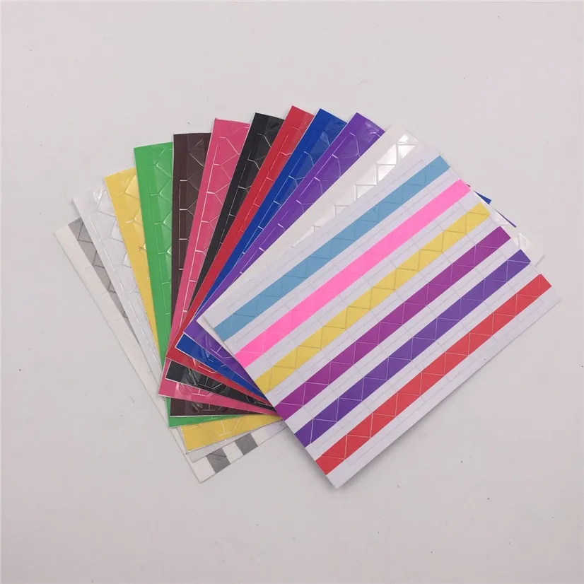 12Pcs/lot 1.3 cm Multi-color Photo Angle Sticker Album Gallery Use the accessories 1paper have 102/pcs Sticker Photos On Album