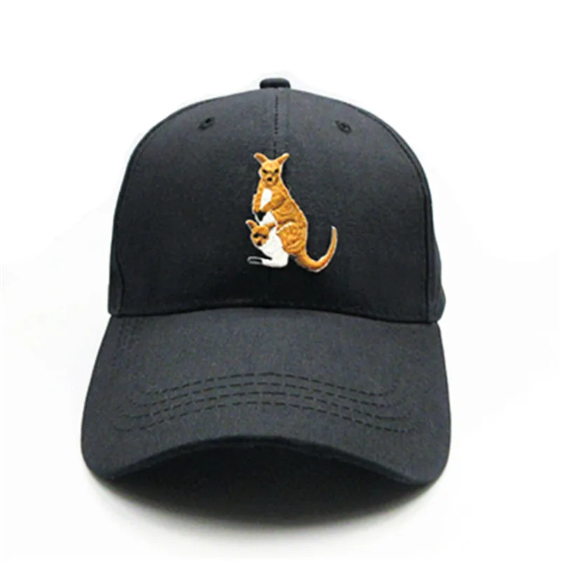 kangaroo animal embroidery cotton Casquette Baseball Cap hip-hop cap Adjustable Snapback Hats for kids men women 191