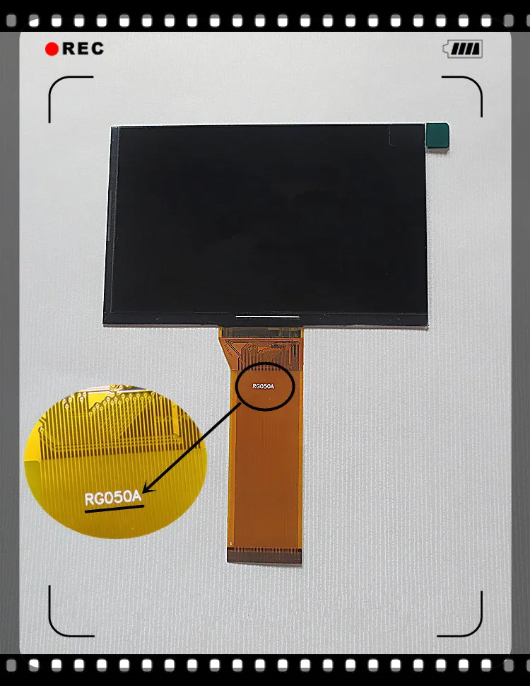 New original 5 inch models: RG050A RX050A -06 V1 display screen high-definition projector LCD screen