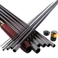 Carbon Fiber Telescopic Fishing Rod 3.0-7.2m #4