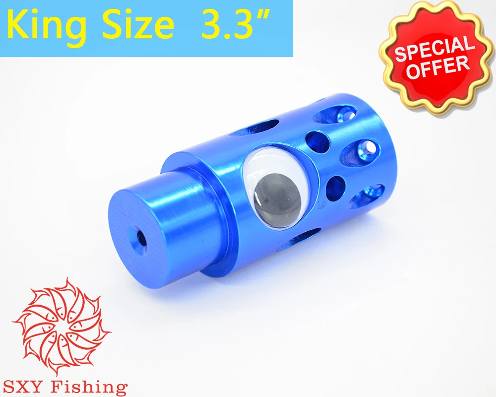 SXY FISHING D50LX 6.4OZ King Size Metal Trolling Lure Outsize Trolling Bait DIY Jet Head Color metal bait Trade price Blue