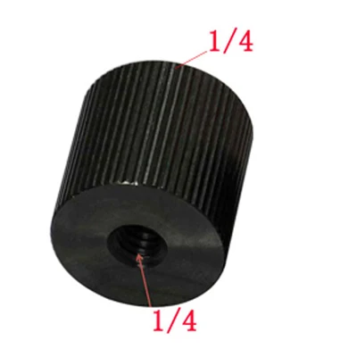 카메라 플래시 삼각대 마이크용 나사 마운트 어댑터, 1/4 "to 3/8" 5/8 수-암 이중 레이어 스레드