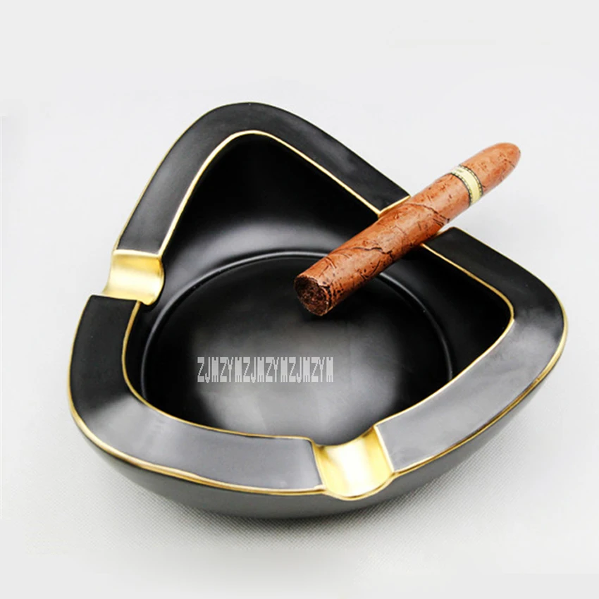 

New Arrival Creative High-end Cigar Ashtray High-quality Ceramic Cigar Ashtray Household Thickening Luxury Ashtray Home Gift Box