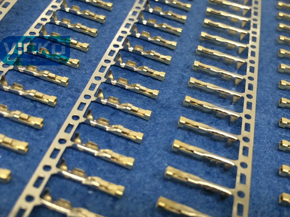 [VK]500pcs Female Pin Dupont Connector Gold Plated 2.54mm