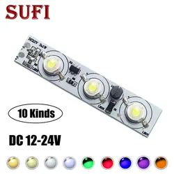 DC12V Driverless 3W 9W led lampada luce calda fredda bianco rosso verde blu giallo accessori di illuminazione per illuminazione a batteria auto solare