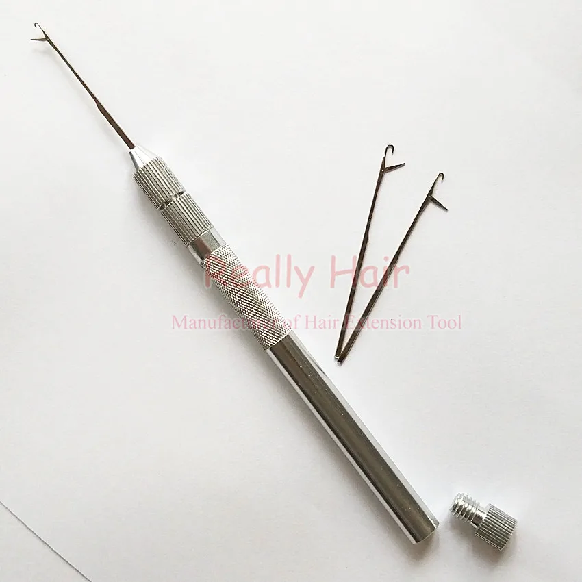 Free shipping 4 pcs wholesale ventilation needles for lace wig,crochet weaving needles for micro loop hair extension