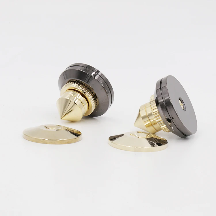 28*27 مللي متر عالية الجودة النحاس HIFI الصوت مكبر للصوت مشغل الأقراص المدمجة DAC القرص الدوار العزلة ارتفاع قدم القرص