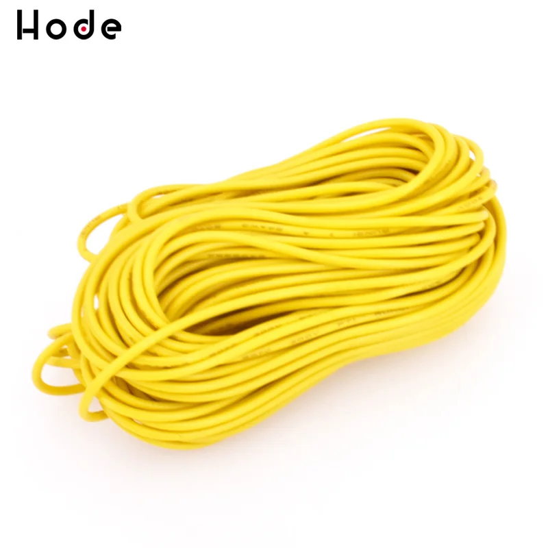 10M UL-1007 24AWG Hook-up Wire 80C / 300V Cord DIY Electrical Wire cable Red/Black/Blue/Yellow